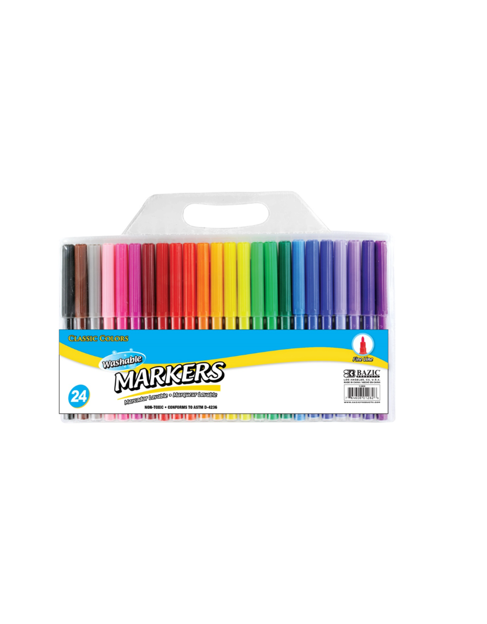 Washable Fine Line Markers 24 Pack