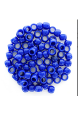 Pony Beads: Opaque Blue  6mmX9mm 750 Pack