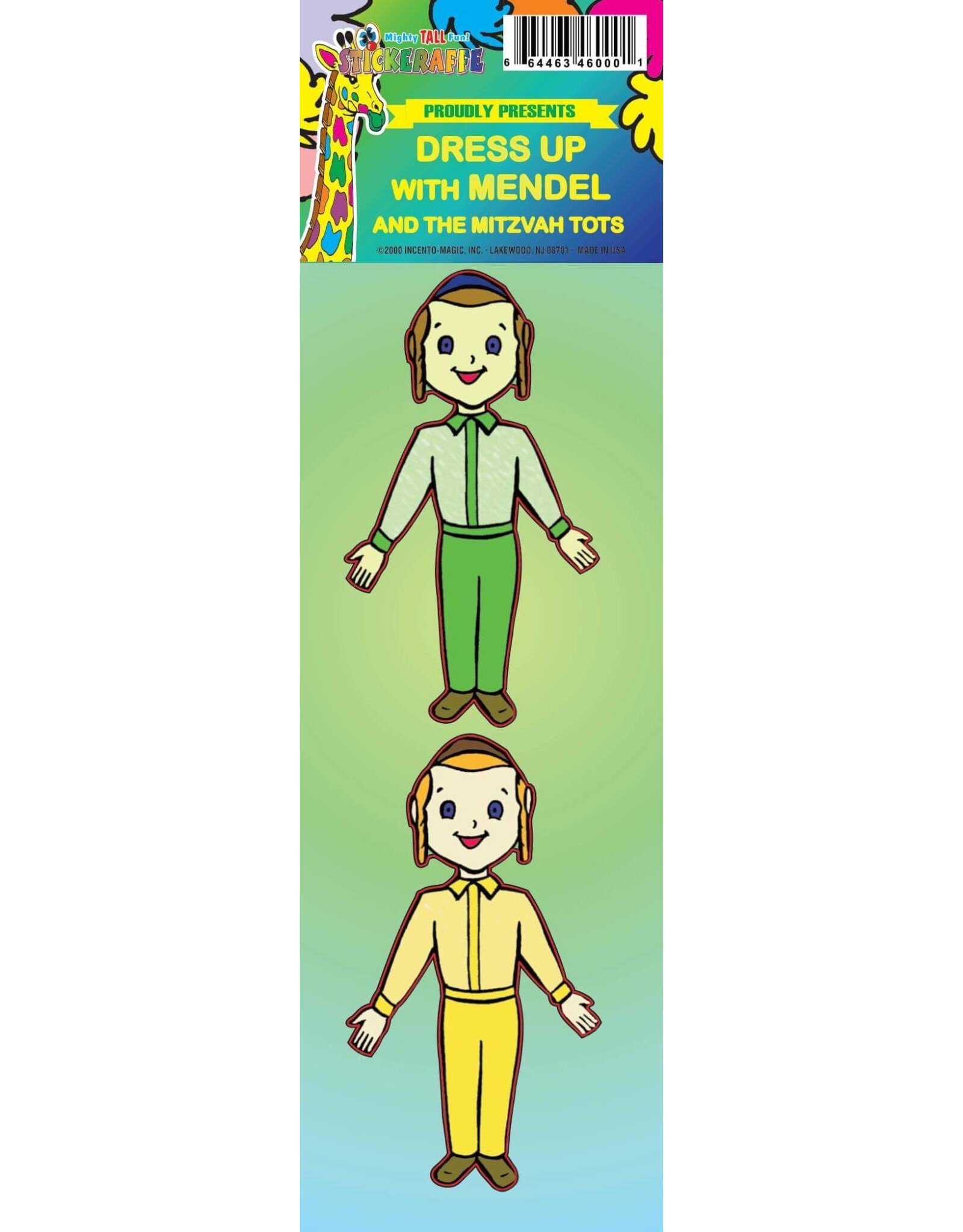 incento magic STICKERS - DRESS UP KOHEN