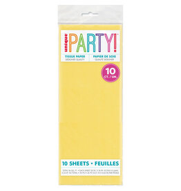 Unique TISSUE PAPER: 20'X26' YELLOW 10 SHEET