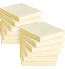STICKY NOTE PAD YELLOW 3X3 - 12 PADS ( 1,200 SHEETS )