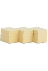 BUSINNESS SOURCE STICKY NOTE PAD YELLOW 1-3/8"x1-7/8" - 12 PADS ( 1,200 SHEETS )
