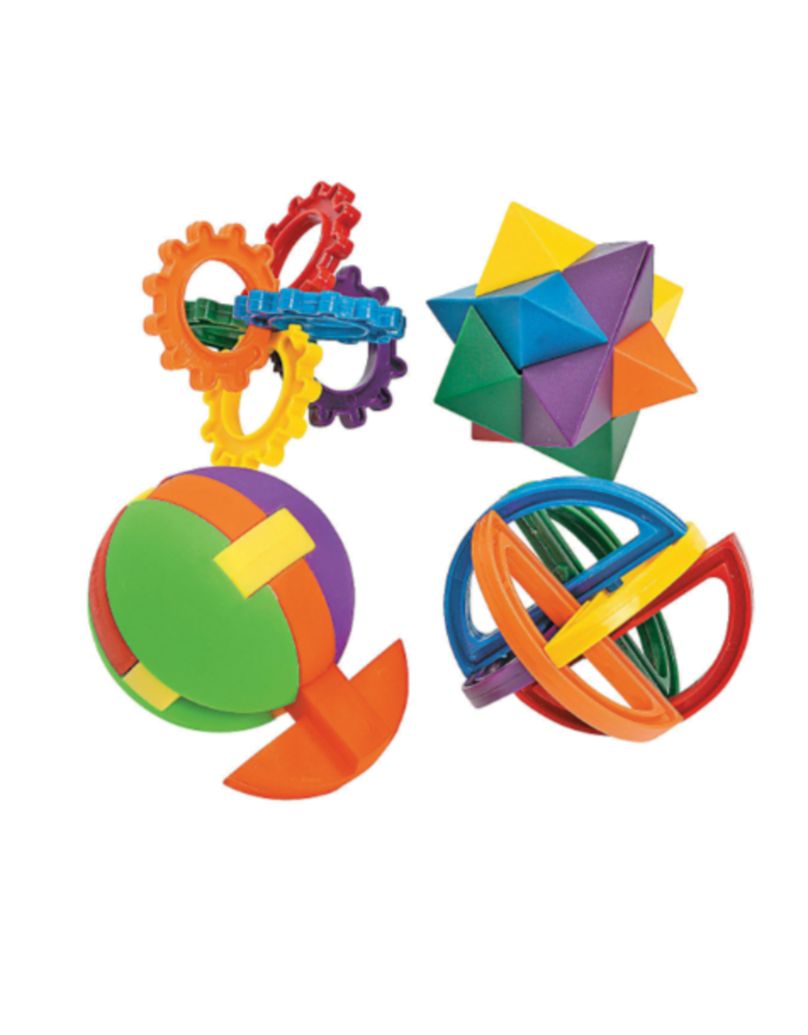 PLASTIC PUZZLE BALLS  PK/ 12Pcs