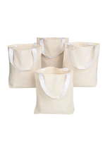 CANVAS TOTE BAG  8.75" 12PCS