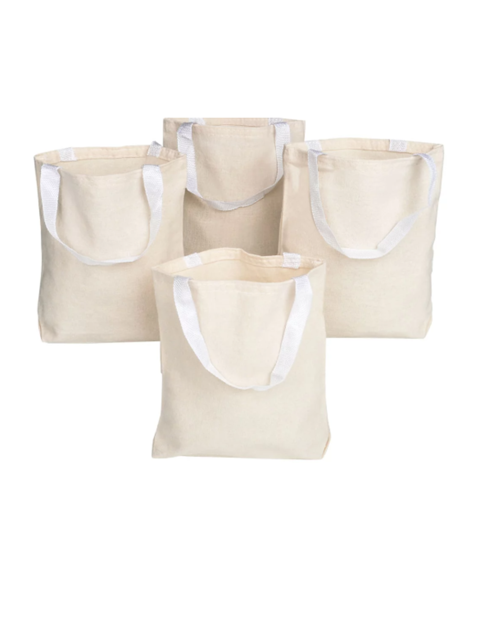 CANVAS TOTE BAG  8.75" 12PCS