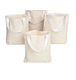 CANVAS TOTE BAG  8.75" 12PCS