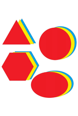 CUT-OUTS: LARGE ASSORTED GEOMETRIC SHAPES 31 pc