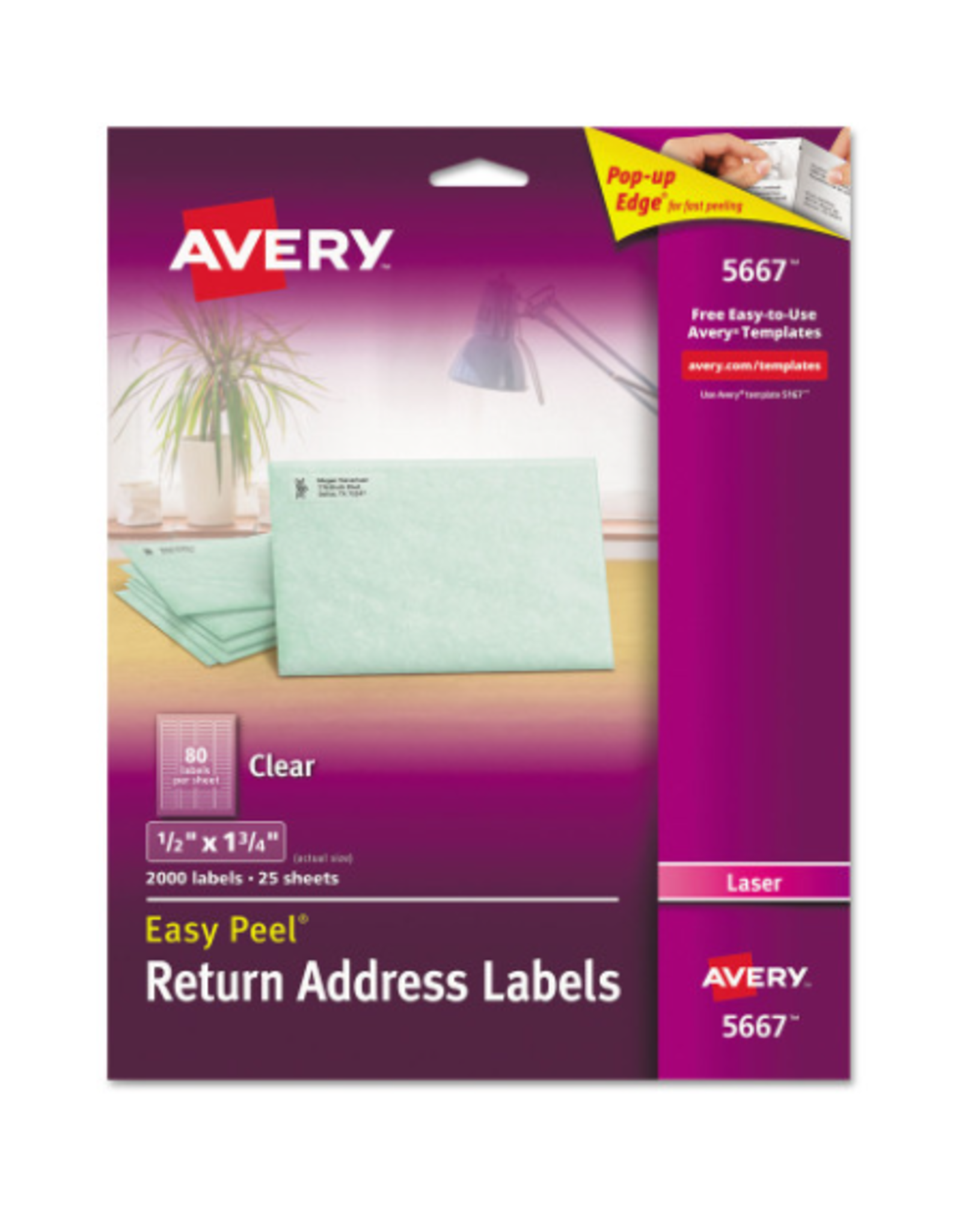 LABELS: CLEAR - 80 PER SHEET 1/Sheet - Creative Kids
