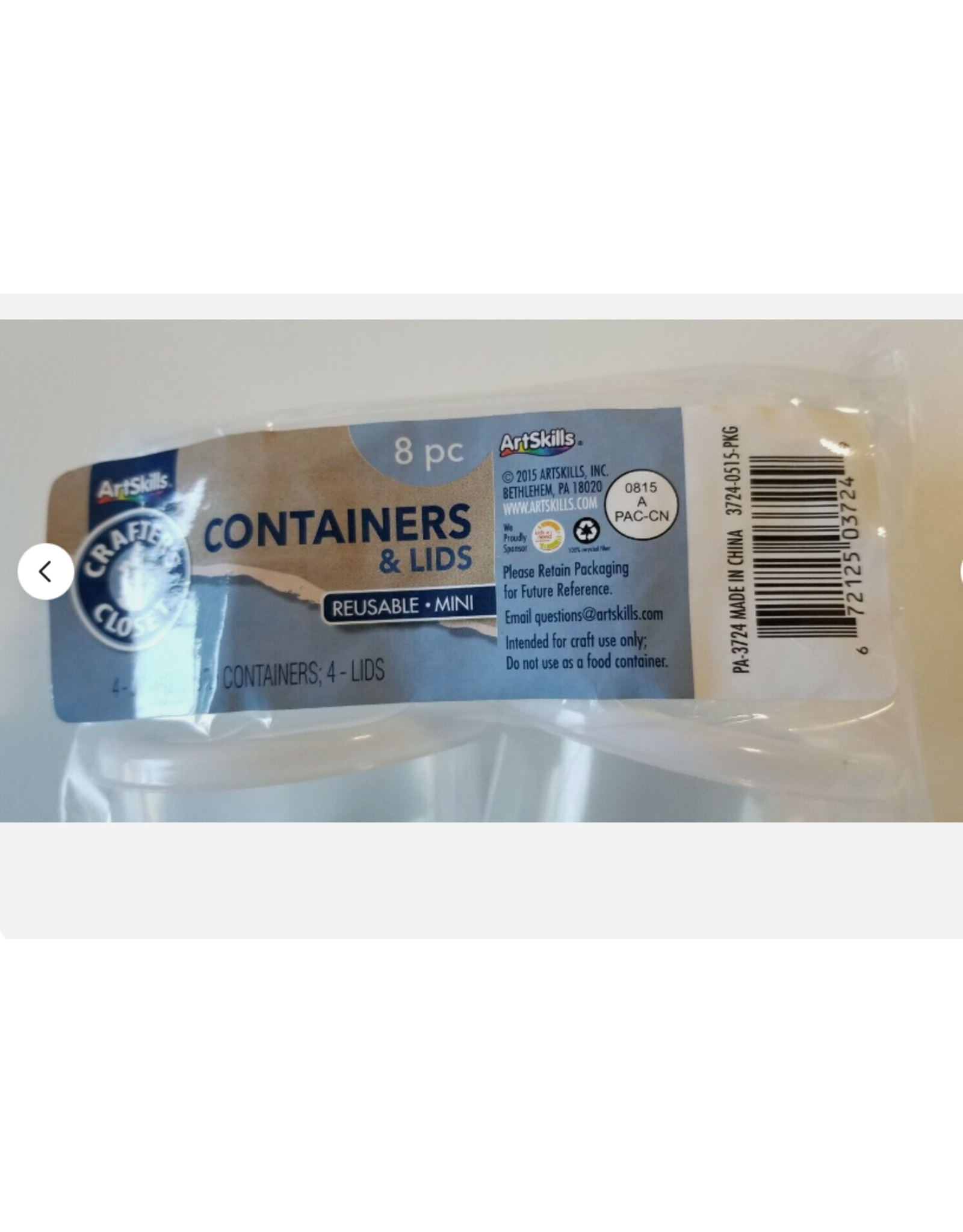CONTAINERS - 3.21OZ WITH LIDS 4containers