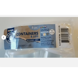 CONTAINERS - 3.21OZ WITH LIDS 4containers