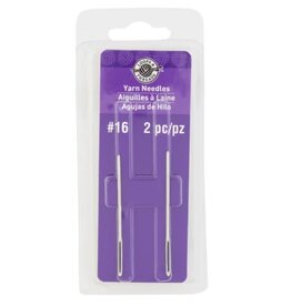 STEEL SEWING NEEDLES 2 PACK- SIZE 16