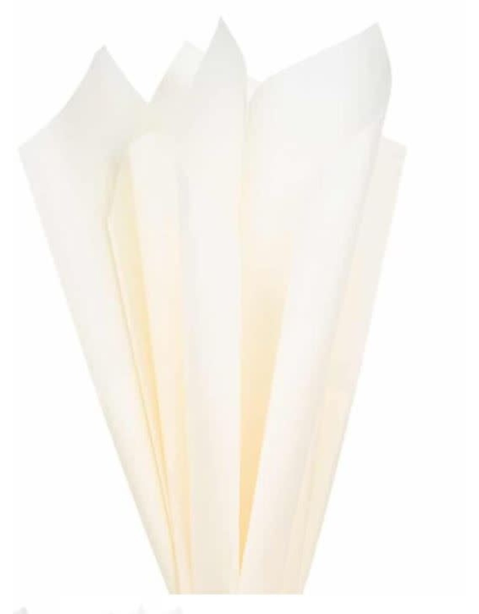 TISSUE PAPER: 20"X26" CREAM 10 SHEET