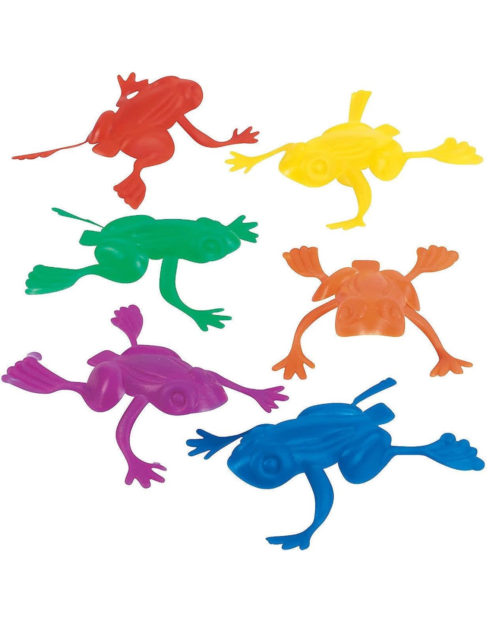 FROGS: PLASTIC JUMPING 144PCS