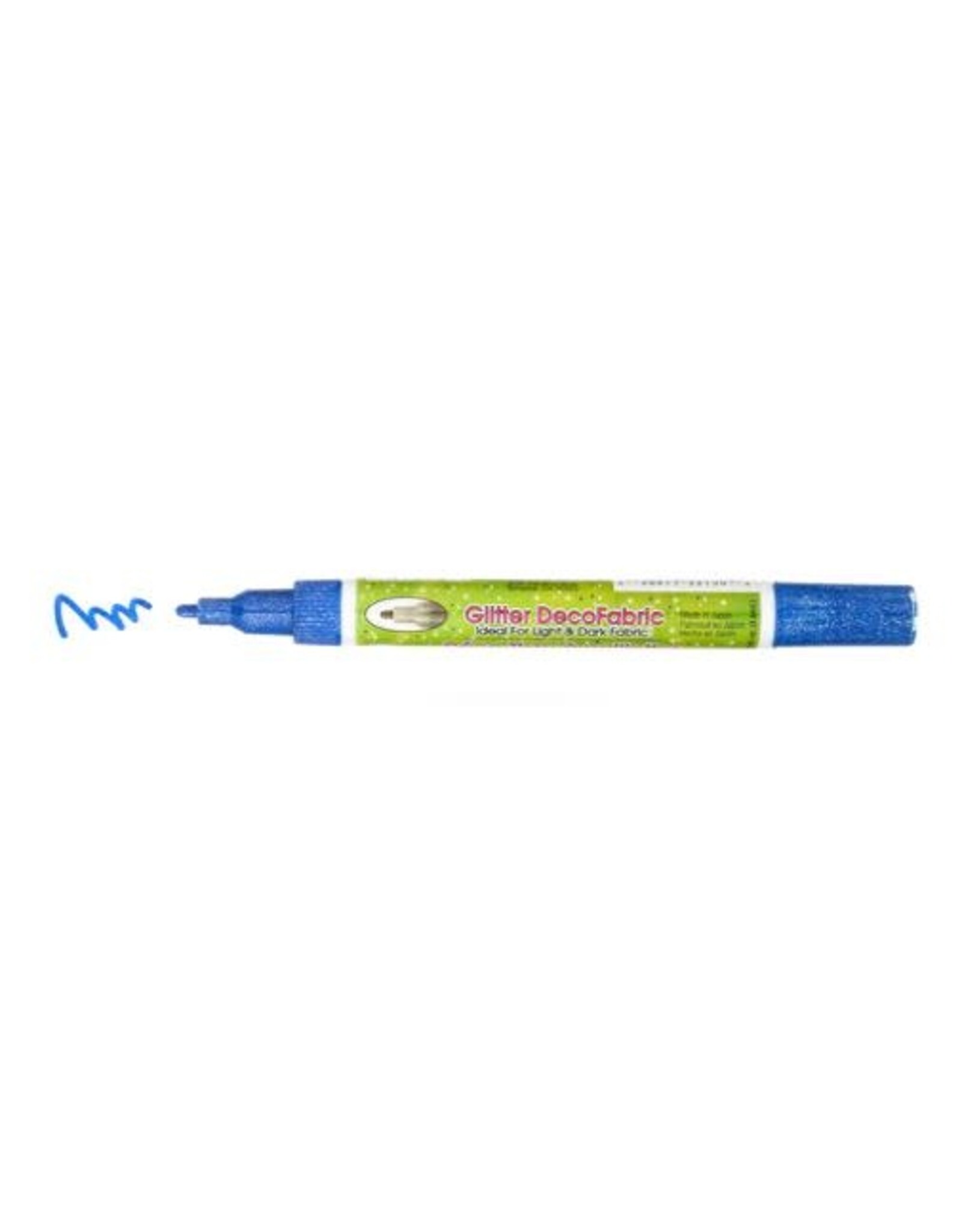 FABRIC MARKER GLITTER - FINE - BLUE