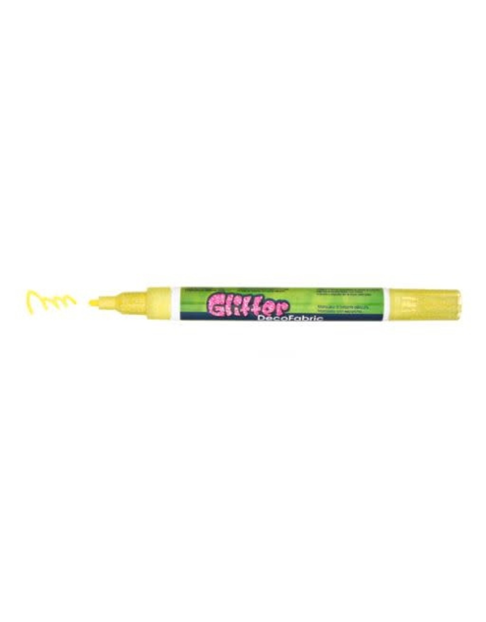 FABRIC MARKER GLITTER - FINE - YELLOW