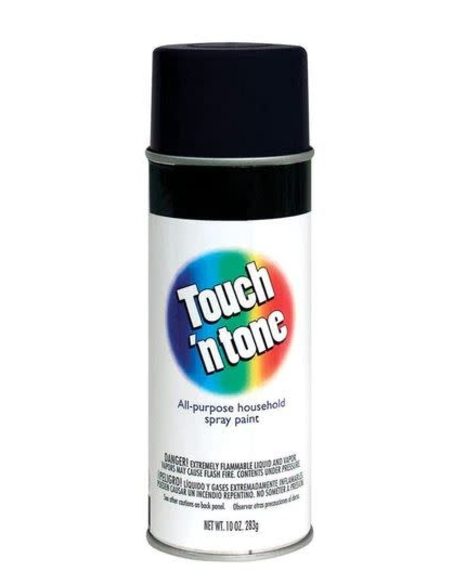 TOUCH N' TONE SPRAY PAINT: GLOSSY  BLACK 10oz