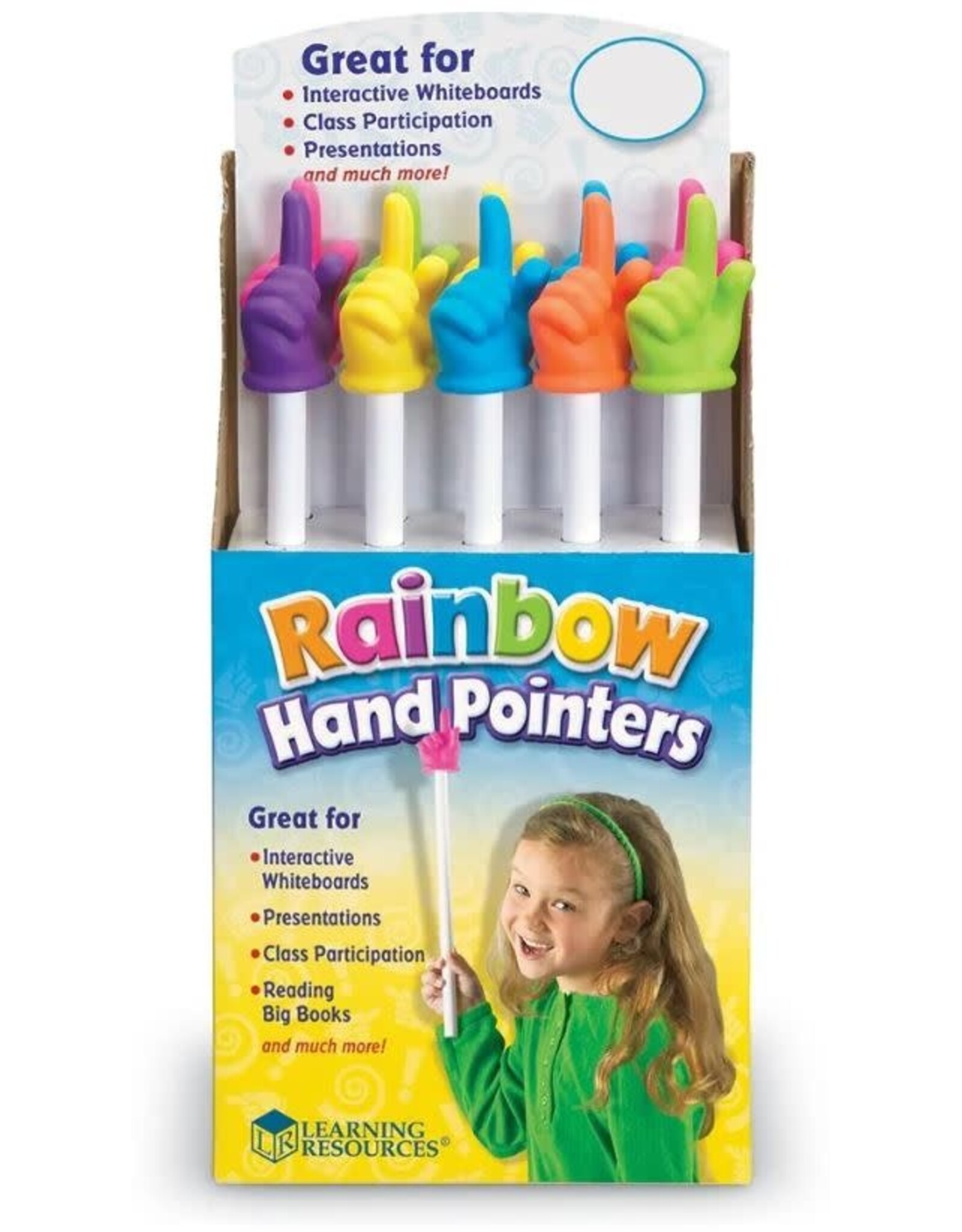 Learning Resources RAINBOW HAND POINTERS 15"