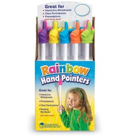 Learning Resources RAINBOW HAND POINTERS 15"