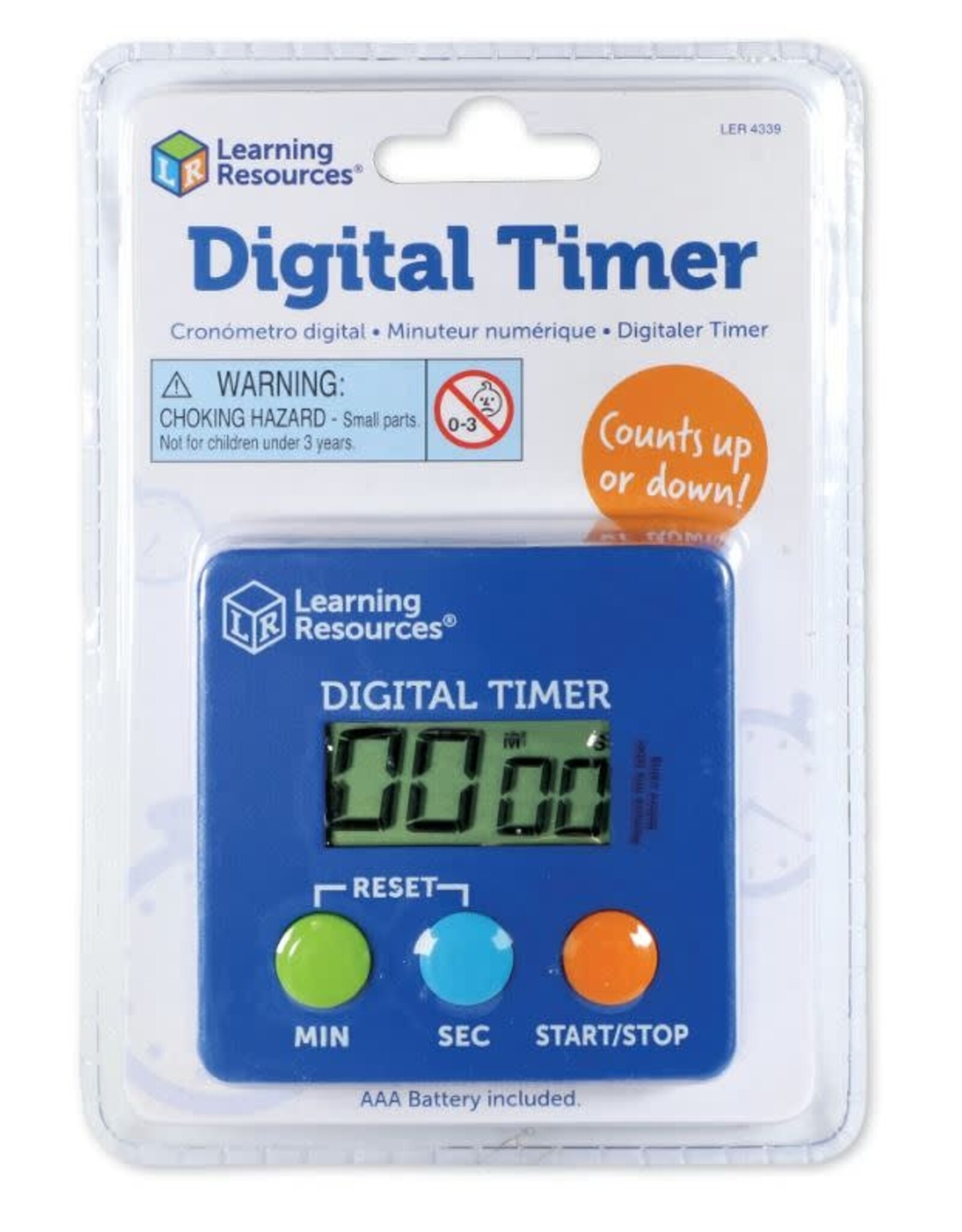 DIGITAL TIMER COUNT UP/DOWN 2"X2"