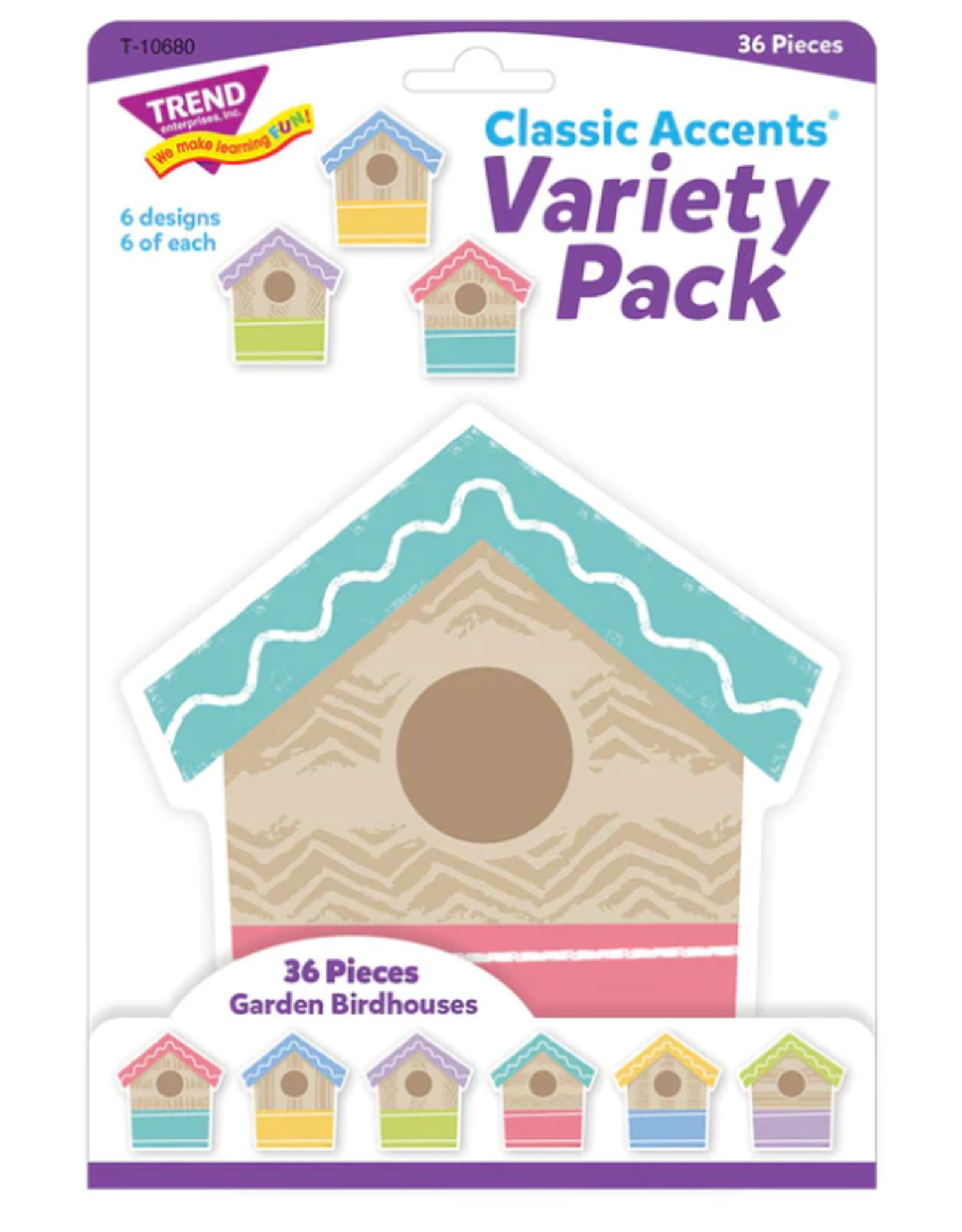 CLASSIC ACCENTS GARDEN BIRDHOUSES 36PC