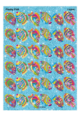 SPARKLE STICKER FLASHY FISH -  2 SHEETS