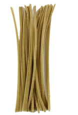 PIPE CLEANERS: 6MM x 12" - BEIGE 100PC