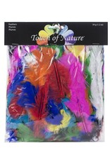 FEATHERS: BRIGHT ASSORTED 34 GRAMS