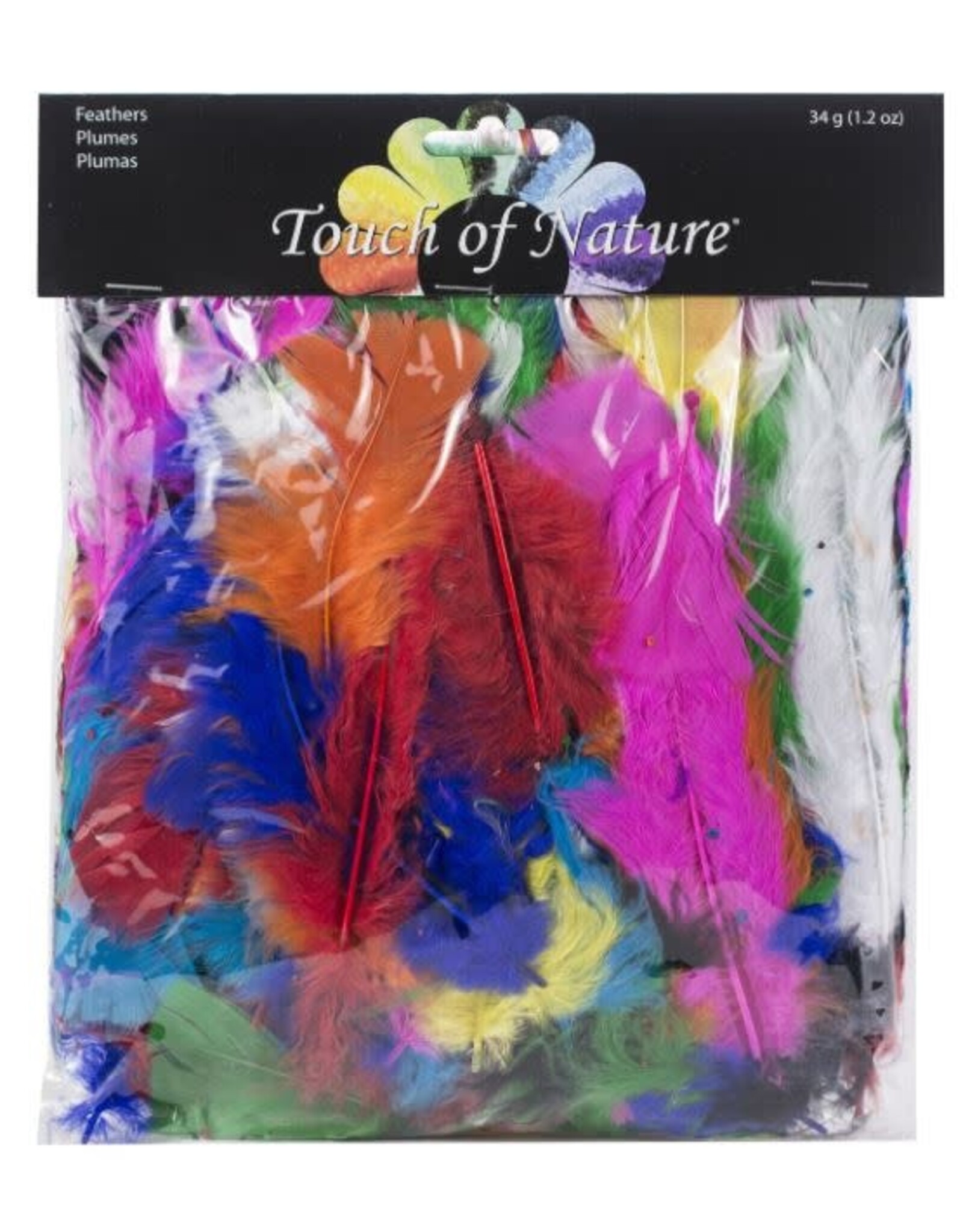 FEATHERS: BRIGHT ASSORTED 34 GRAMS