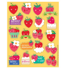 SCENTED STICKER: STRAWBERRY - 80 STICKERS