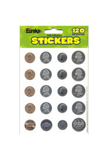 EUREKA STICKERS: THEME MONEY COINS 120 STICKERS