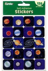 EUREKA STICKERS: THEME PLANETS - 120 STICKERS