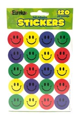 EUREKA STICKERS: THEME PRIMARY COLOR SMILES 120 PACK