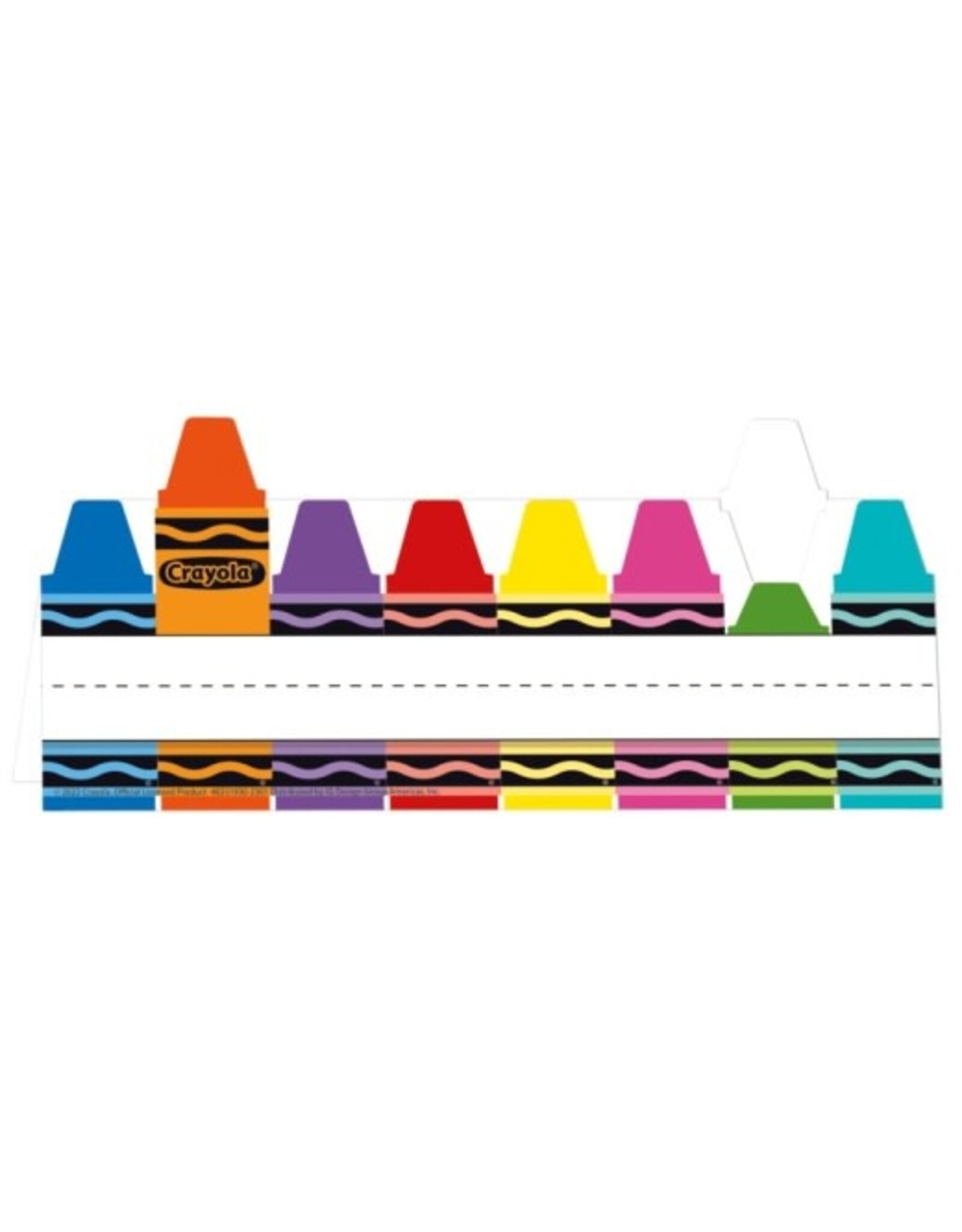 NAME PLATE: CRAYOLA CRAYONS 9.5"X6.5" 36 PACK