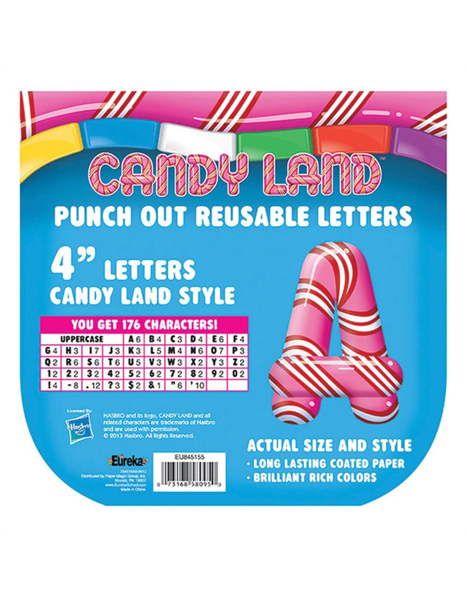 EUREKA DECO LETTERS: CANDY LAND