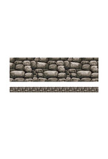 STRAIGHT BORDER CURIOSIY GARDEN ROCK WALL 37FT