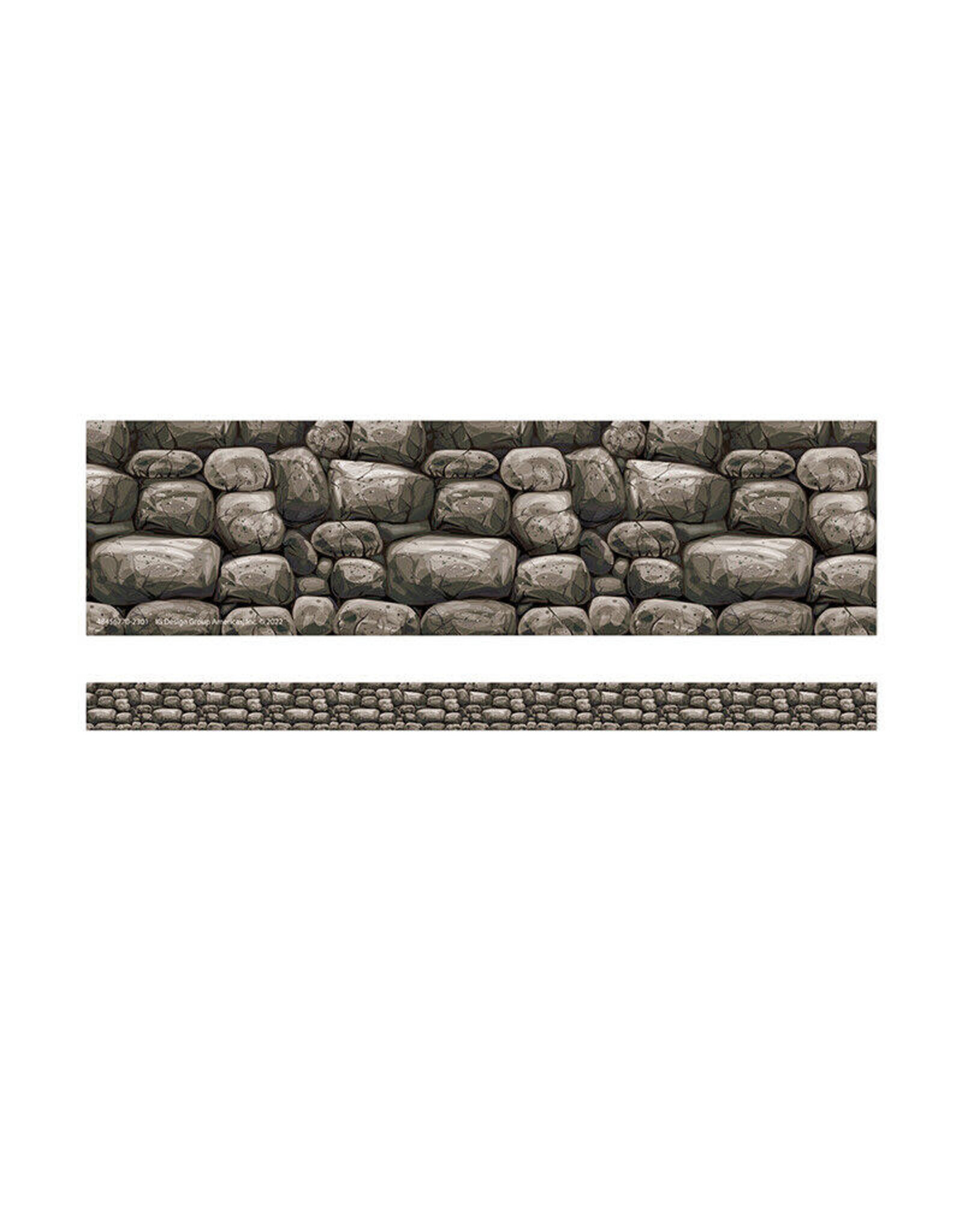 STRAIGHT BORDER CURIOSIY GARDEN ROCK WALL 37FT