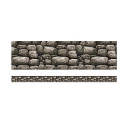 STRAIGHT BORDER CURIOSITY GARDEN ROCK WALL 37FT