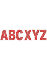 JUMBO DECO LETTER 7" : RED BANDANA