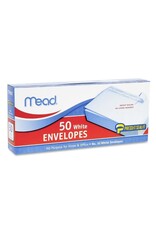 MEAD MEAD ENVELOPES: 4-1/8"x 9½" PRESS & SEAL - 50 PACK  #10