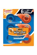 BIC BIC WITE OUT CORRECTION TAPE 6 PACK