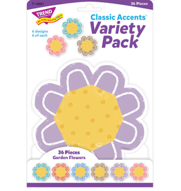 CLASSIC ACCENTS GARDEN FLOWERS VARIETY 36 PC