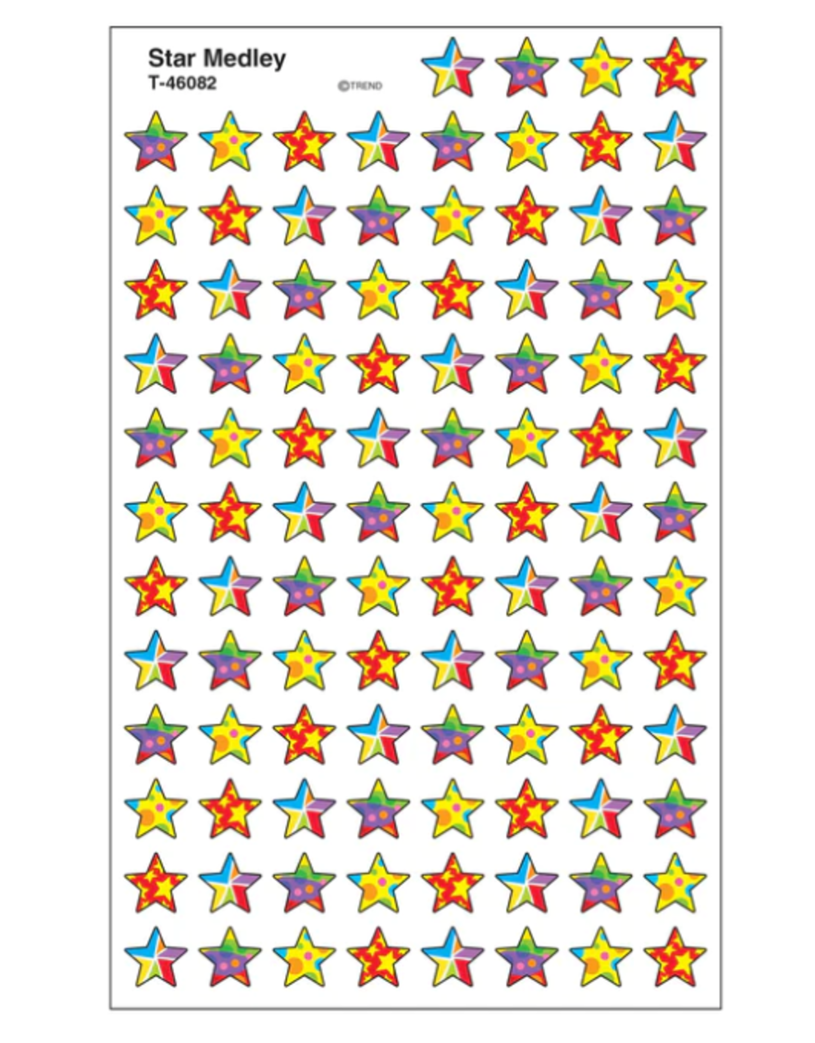 STICKER  STAR MEDLEY 8 SHEETS