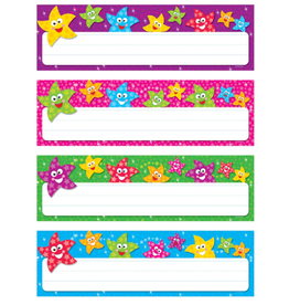 NAME PLATE: DANCING STARS 9.5"X3" 32 PACK