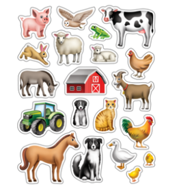 Teacher Created Resources STICKER: FARM ANIMALS 120PC