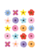 Teacher Created Resources STICKER: WILD FLOWERS 120PC