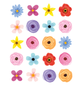 Teacher Created Resources STICKER: WILD FLOWERS 120PC