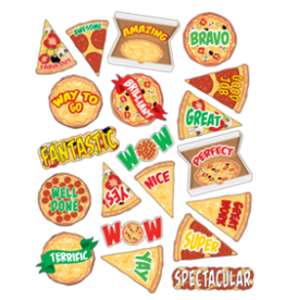 MOTIVATIONAL  STICKER: PIZZA  120PC