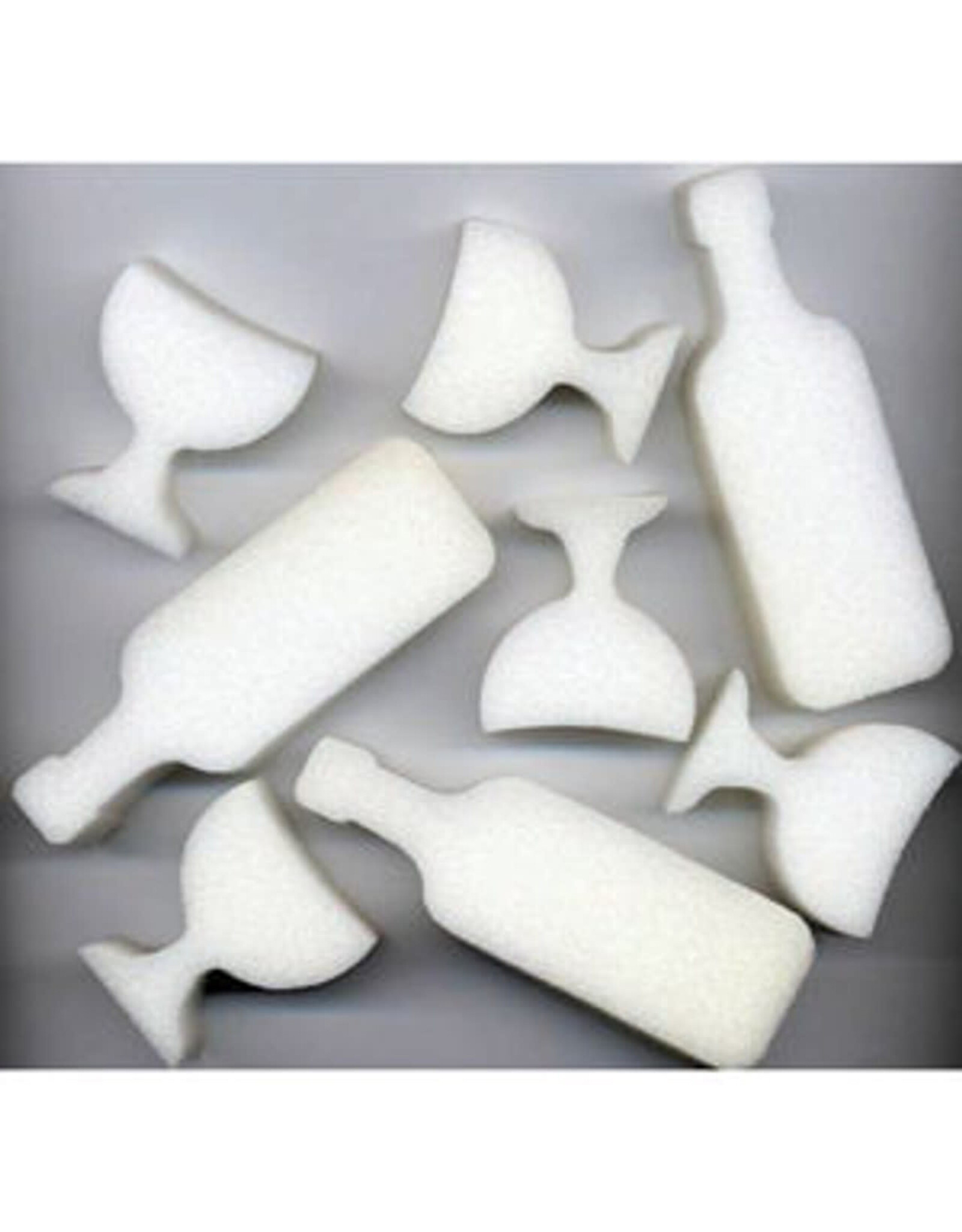 PESACH WINE SPONGE 10 PIECE SET ( 2 BOTTLES 8 CUPS )