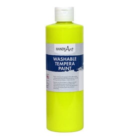 WASHABLE FLOURESCENT PAINT 16OZ YELLOW