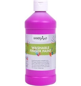 WASHABLE FINGER PAINT: FLUORESCENT VIOLET 16OZ